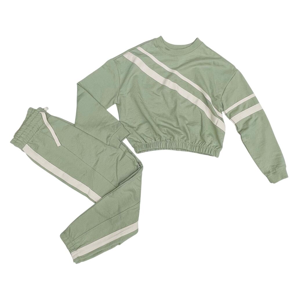 NWT Paperflower Size S (7/8) Desert Sage Sweatsuit